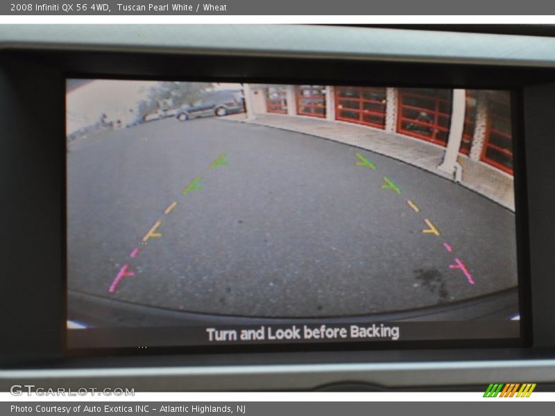 Tuscan Pearl White / Wheat 2008 Infiniti QX 56 4WD