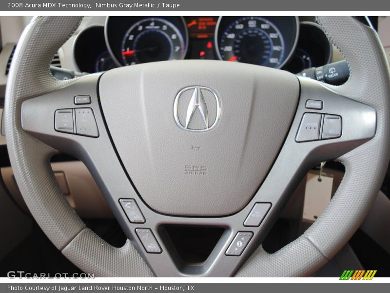 Nimbus Gray Metallic / Taupe 2008 Acura MDX Technology