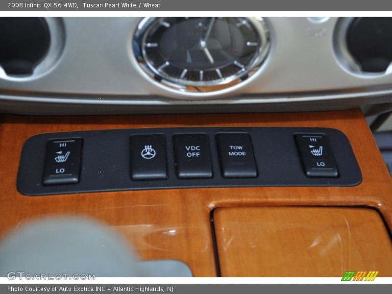 Tuscan Pearl White / Wheat 2008 Infiniti QX 56 4WD