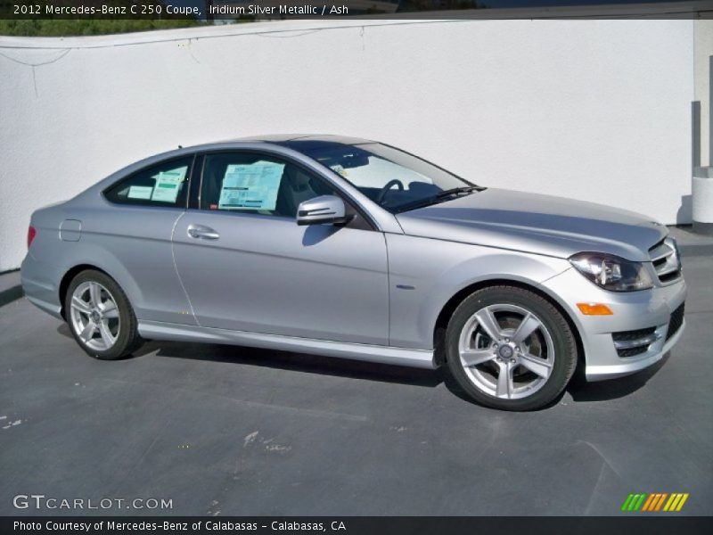 Iridium Silver Metallic / Ash 2012 Mercedes-Benz C 250 Coupe