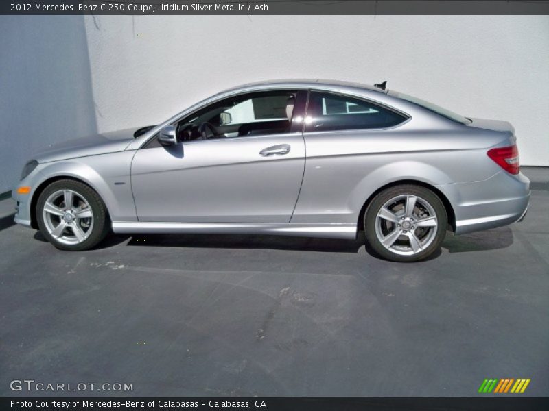 Iridium Silver Metallic / Ash 2012 Mercedes-Benz C 250 Coupe