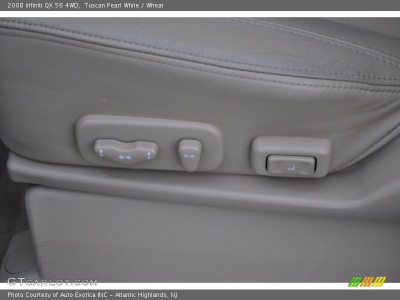 Tuscan Pearl White / Wheat 2008 Infiniti QX 56 4WD