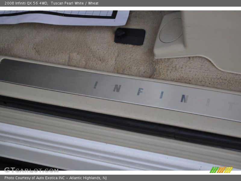 Tuscan Pearl White / Wheat 2008 Infiniti QX 56 4WD
