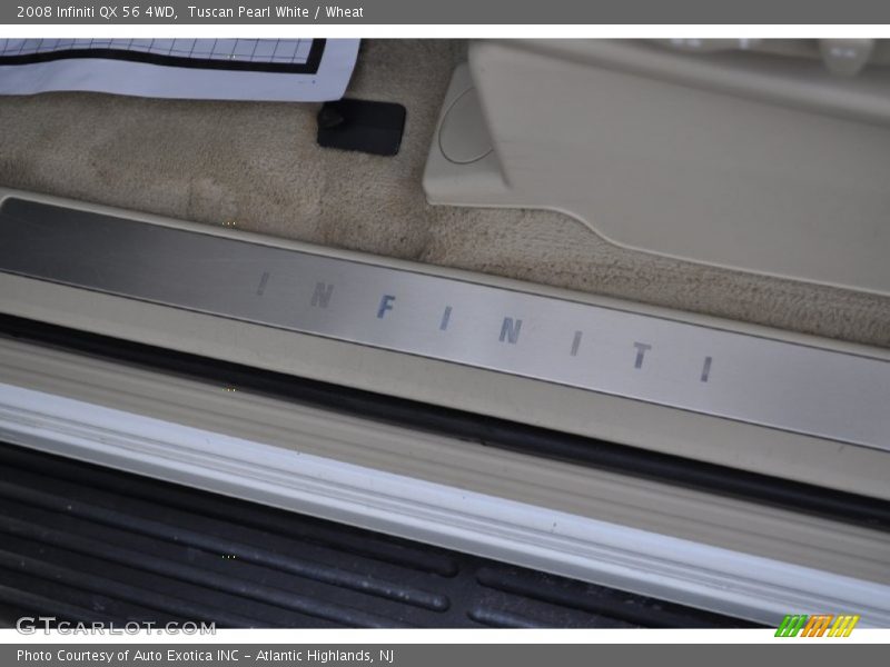 Tuscan Pearl White / Wheat 2008 Infiniti QX 56 4WD