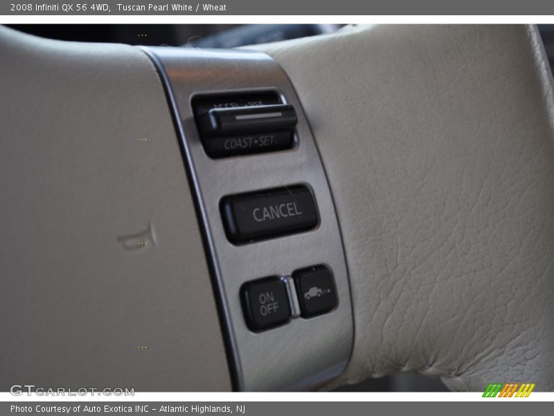 Tuscan Pearl White / Wheat 2008 Infiniti QX 56 4WD