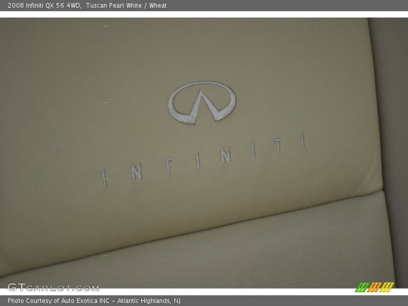 Tuscan Pearl White / Wheat 2008 Infiniti QX 56 4WD