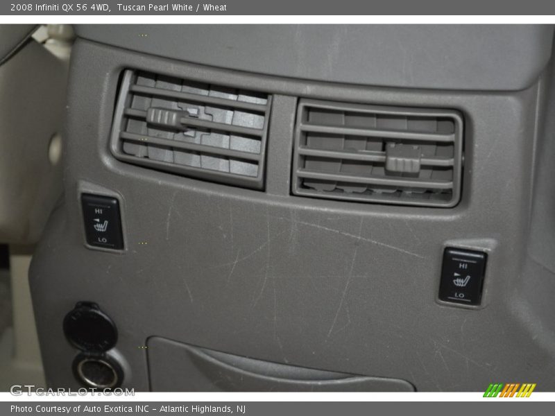 Tuscan Pearl White / Wheat 2008 Infiniti QX 56 4WD