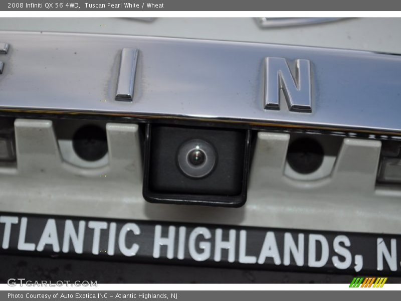 Tuscan Pearl White / Wheat 2008 Infiniti QX 56 4WD