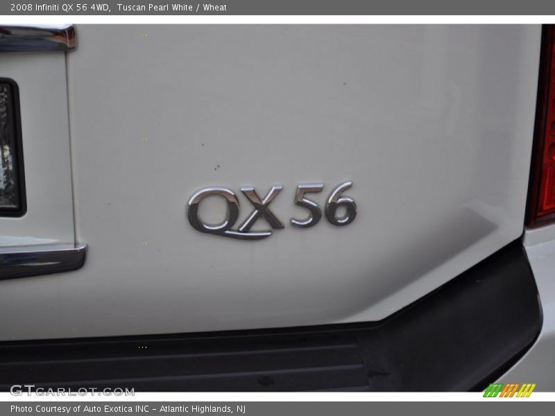 Tuscan Pearl White / Wheat 2008 Infiniti QX 56 4WD