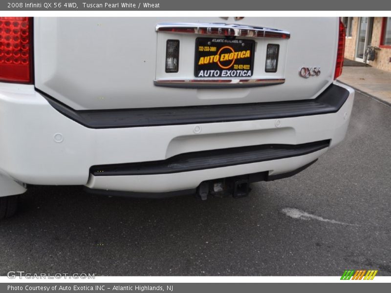 Tuscan Pearl White / Wheat 2008 Infiniti QX 56 4WD
