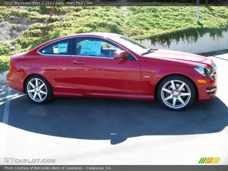  2012 C 350 Coupe Mars Red