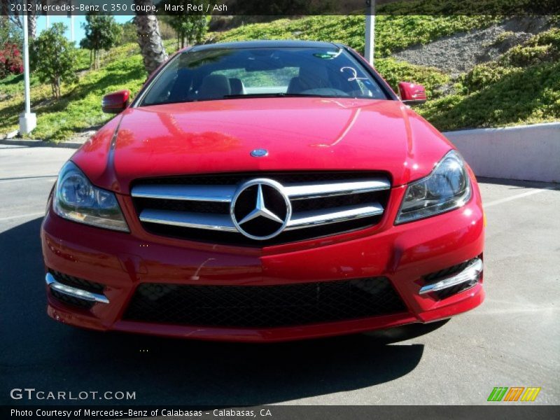 Mars Red / Ash 2012 Mercedes-Benz C 350 Coupe