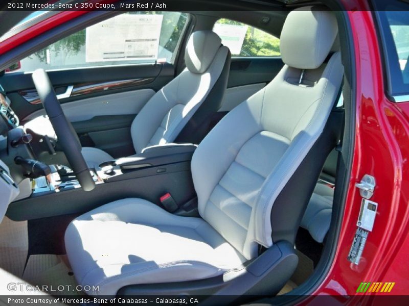  2012 C 350 Coupe Ash Interior