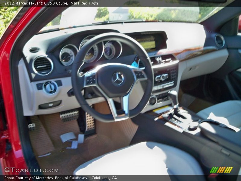 Mars Red / Ash 2012 Mercedes-Benz C 350 Coupe