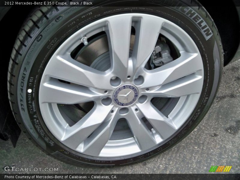 Black / Black 2012 Mercedes-Benz E 350 Coupe