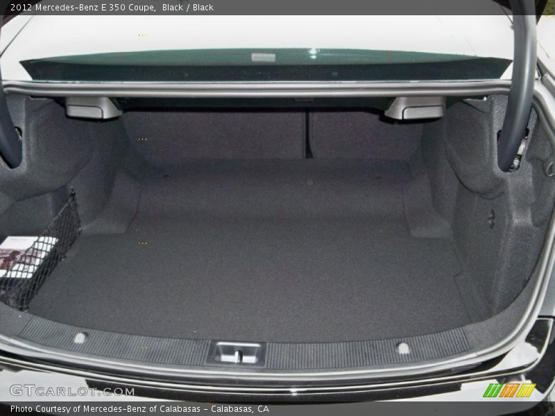 Black / Black 2012 Mercedes-Benz E 350 Coupe