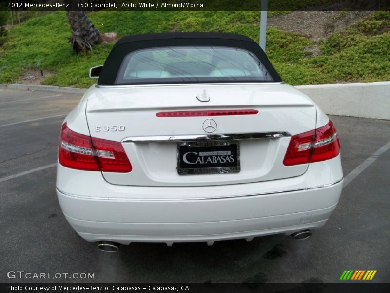 Arctic White / Almond/Mocha 2012 Mercedes-Benz E 350 Cabriolet
