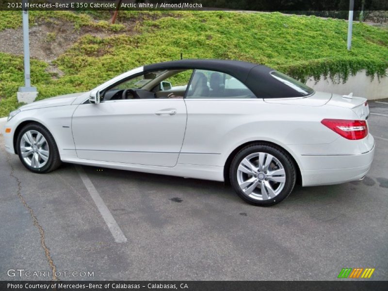 Arctic White / Almond/Mocha 2012 Mercedes-Benz E 350 Cabriolet
