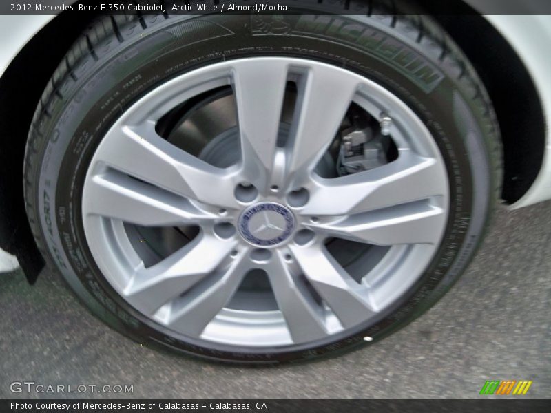Arctic White / Almond/Mocha 2012 Mercedes-Benz E 350 Cabriolet