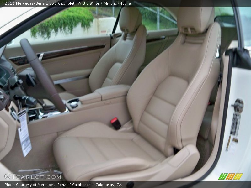 Arctic White / Almond/Mocha 2012 Mercedes-Benz E 350 Cabriolet