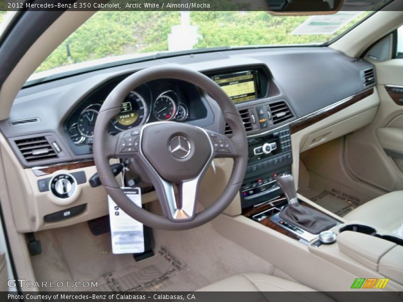 Dashboard of 2012 E 350 Cabriolet