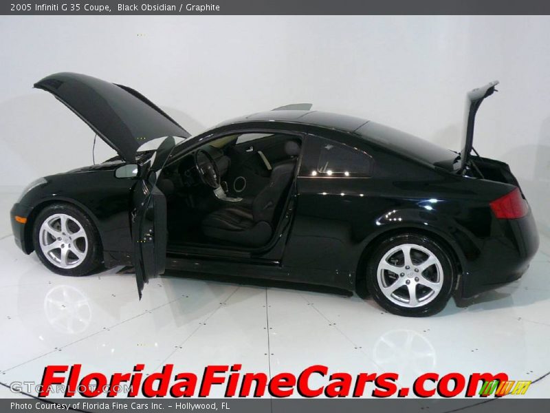 Black Obsidian / Graphite 2005 Infiniti G 35 Coupe