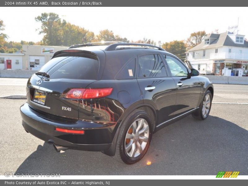 Black Obsidian / Brick/Black 2004 Infiniti FX 45 AWD