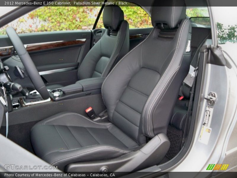  2012 E 350 Cabriolet Black Interior