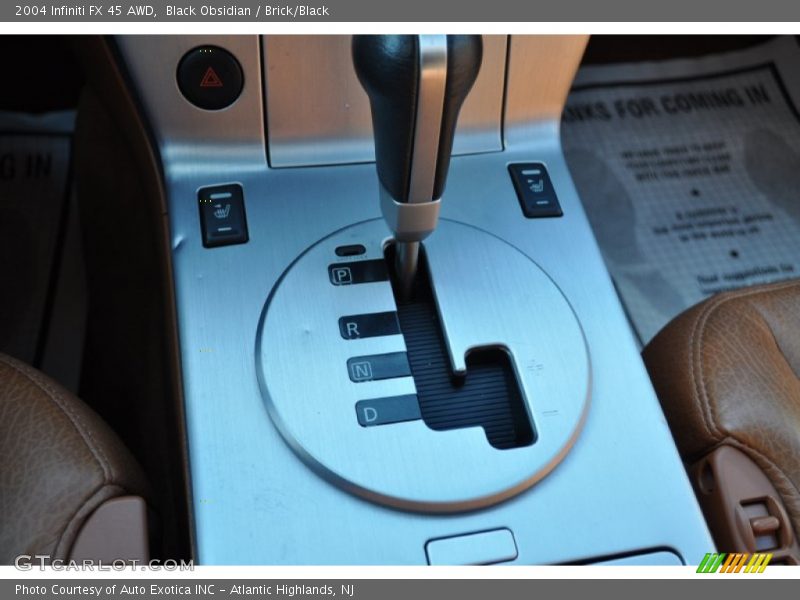  2004 FX 45 AWD 5 Speed Automatic Shifter