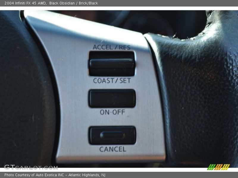 Controls of 2004 FX 45 AWD