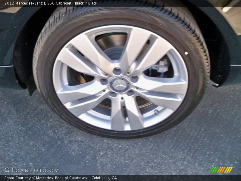 Black / Black 2012 Mercedes-Benz E 350 Cabriolet