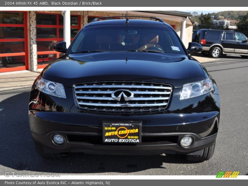 Black Obsidian / Brick/Black 2004 Infiniti FX 45 AWD