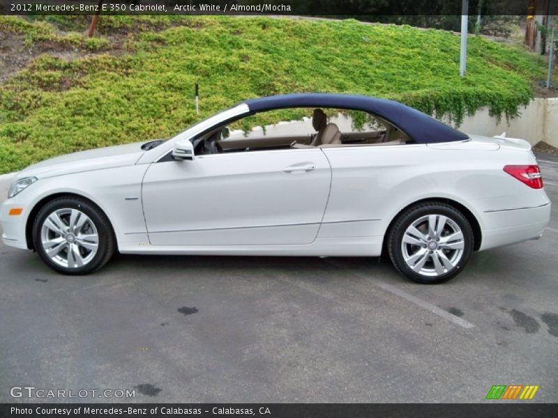 Arctic White / Almond/Mocha 2012 Mercedes-Benz E 350 Cabriolet