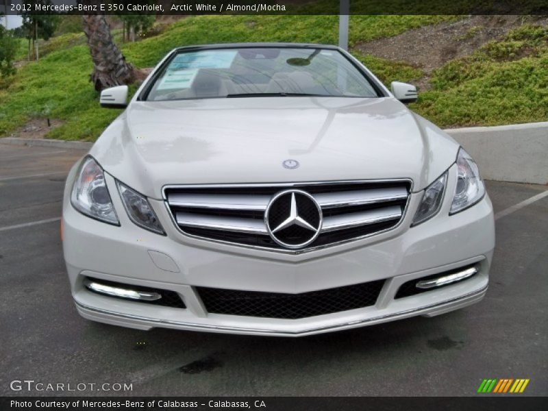 Arctic White / Almond/Mocha 2012 Mercedes-Benz E 350 Cabriolet