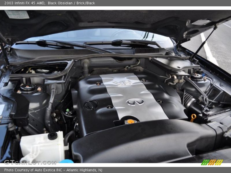 Black Obsidian / Brick/Black 2003 Infiniti FX 45 AWD