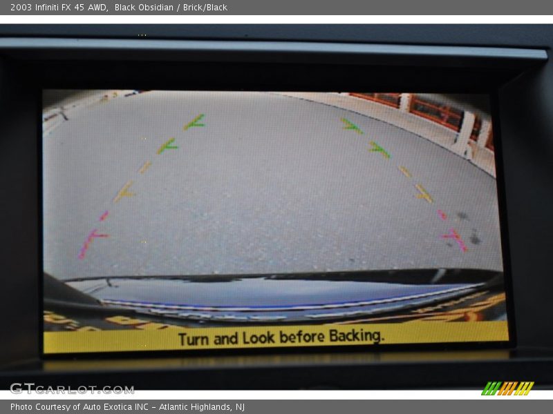 Black Obsidian / Brick/Black 2003 Infiniti FX 45 AWD