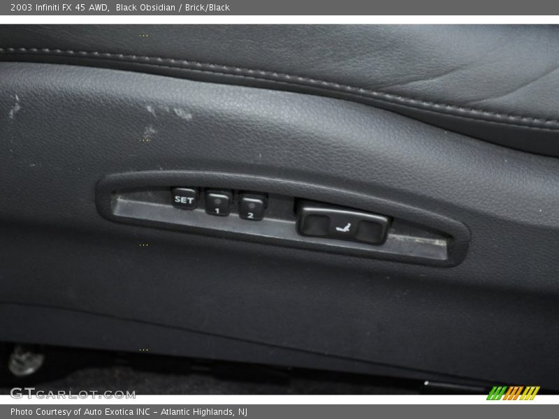 Black Obsidian / Brick/Black 2003 Infiniti FX 45 AWD