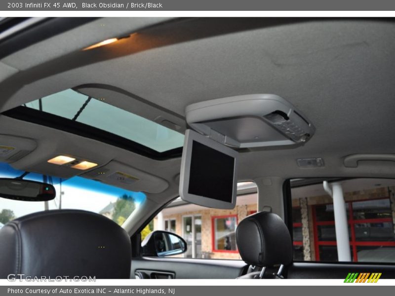 Black Obsidian / Brick/Black 2003 Infiniti FX 45 AWD