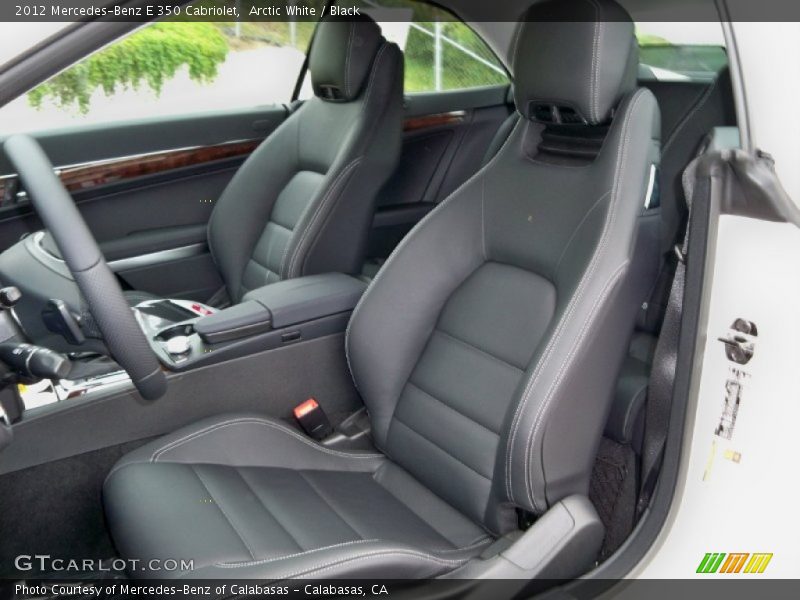  2012 E 350 Cabriolet Black Interior