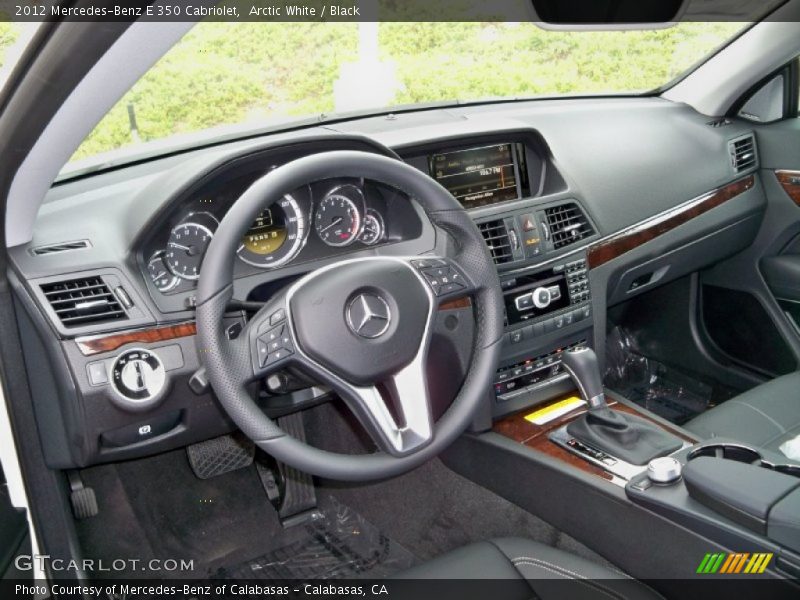 Dashboard of 2012 E 350 Cabriolet
