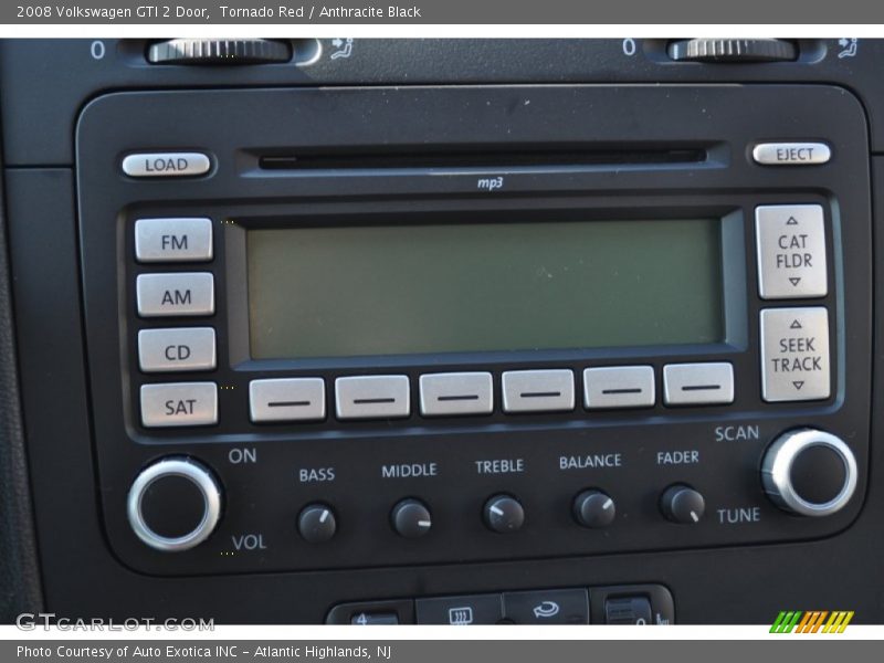 Audio System of 2008 GTI 2 Door