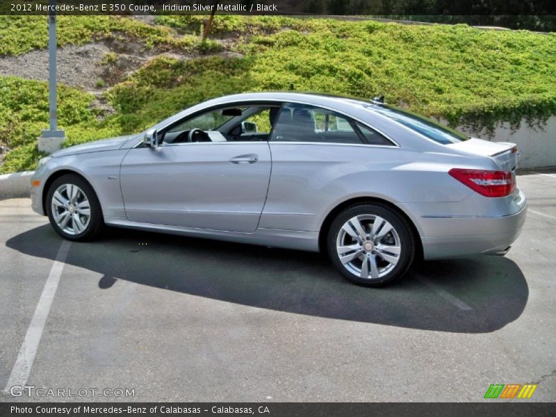 Iridium Silver Metallic / Black 2012 Mercedes-Benz E 350 Coupe