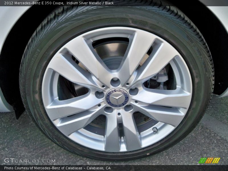 Iridium Silver Metallic / Black 2012 Mercedes-Benz E 350 Coupe