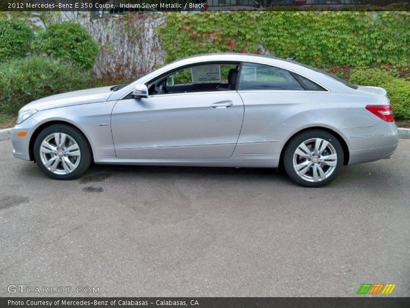 Iridium Silver Metallic / Black 2012 Mercedes-Benz E 350 Coupe