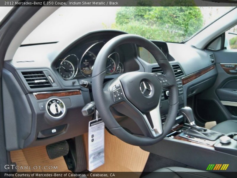 Iridium Silver Metallic / Black 2012 Mercedes-Benz E 350 Coupe