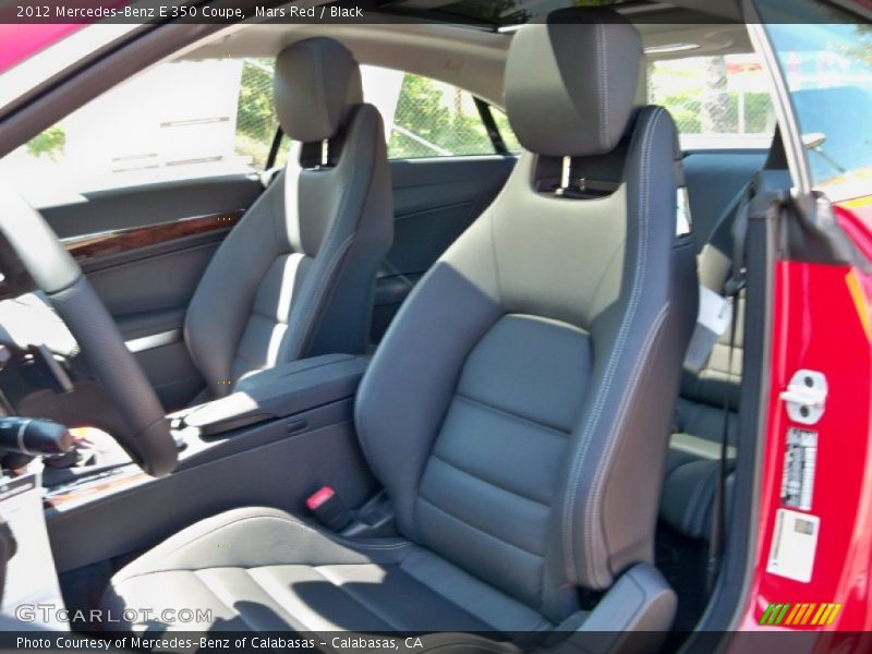 Mars Red / Black 2012 Mercedes-Benz E 350 Coupe