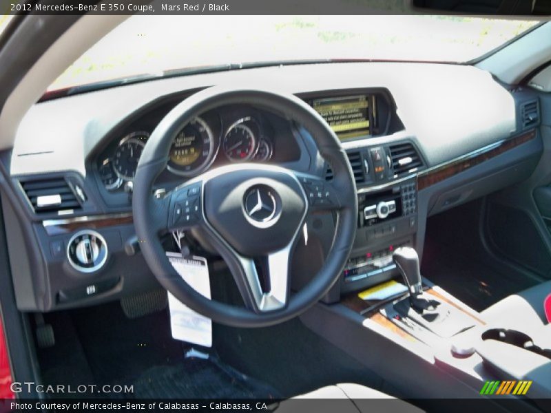Mars Red / Black 2012 Mercedes-Benz E 350 Coupe