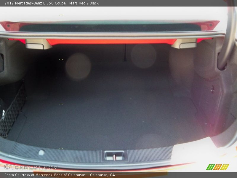 Mars Red / Black 2012 Mercedes-Benz E 350 Coupe