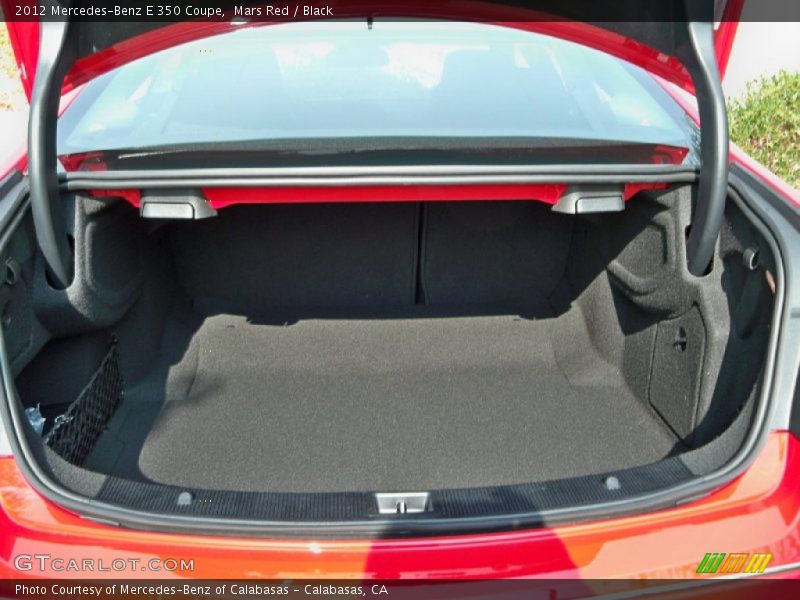 Mars Red / Black 2012 Mercedes-Benz E 350 Coupe