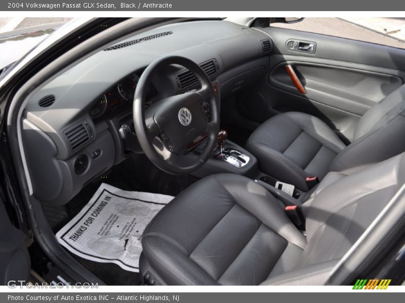  2004 Passat GLX Sedan Anthracite Interior